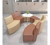 Set di divani da ufficio dalla forma unica curva, modulari creativi, per il tempo libero, per salotto, sala pausa o reception, design moderno