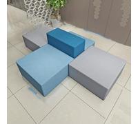 Set di divani modulari for reception for ufficio, mobili da seduta dal design semplice ed elegante for hall aziendale, area di attesa, lounge, sala conferenze, centro business, spazio pubblico(D)