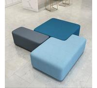 Set di divani modulari in tessuto - Sedute creative for il tempo libero dalla forma unica for hall, area lounge o zona d'attesa degli ospiti - Costruzione durevole e tessuto resistente alle macchie(C)