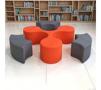 Set di divani modulari per reception per asilo e corsi di formazione