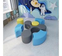 Set di divani modulari per reception per asilo e corsi di formazione