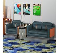 Set di divani Spettatore per sala da biliardo, tavolo da biliardo rialzato, sedia per guardare il salotto con mobile laterale di ricarica, tre posti per sala giochi e club ricreativo