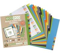 Set Di Divisori A-Z Per File Con Indice Largo 50% Riciclato - ECO-ECO