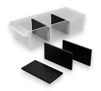 Set di divisori compatibili con cassetti Stanley 1-93-980 1-93-981 1-93-978 - divisorio organizer cassetto (30, nero, piccolo 51 x 30 mm)