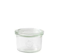 Set di dodici Weck barattoli piccoli da 200 ml. tedesco in design classico. Modello 751.