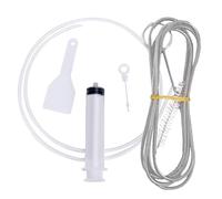 Set di draga e pulizia del frigorifero, strumento di dragaggio bloccato del tubo di scarico del frigorifero, kit di rimozione del foro di scarico del frigorifero, kit di siringa per la pulizia del