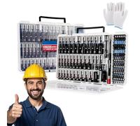 Set di Driver di Dado di Impatto Magnetico, 80 Pezzi con adattatori per Presa e Supporto per l'officina e lavori di Costruzione per l'officina e la Costruzione Fai da Te