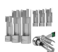 set di dro da dado a flare 10-19mm | 6 pezzi con scatola di archiviazione | Strumento di disconnessione del tubo 'olio | I dadi di filo alternativa | Kit di riparazione automatico resisten