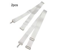 Set di due cinghie per rete da tennis regolabili combinate in nylon e acciaio in