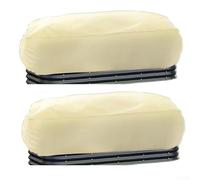 Set di due coperture invernali per piante con coulisse di regolazione per una protezione affidabile dal gelo e prevenzione che la copertura venga spazzata via dal vento (beige)