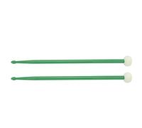 Set Di Due Mazzi Di Tamburo A Doppia Testa Con Accessori In Materiale Premium Per Tamburi Di Basso Tamburi Di Laccio E Timpani Colore Verde