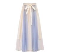 Set di due pezzi gonna da donna primavera estate gonna in tulle gonna tutù lunghezza al ginocchio gonne in tulle, Gonna., L