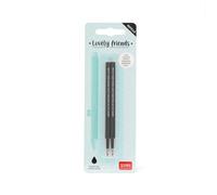 SET DI DUE REFIL PER PENNA GEL - LOVELY FRIENDS BLACK