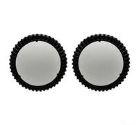 Set di due ruote per barbecue da 15,2 cm, struttura in plastica per una maggiore durata, progettate per stabilità e movimento fluido, compatibili con una vasta gamma di griglie (senza copertura)