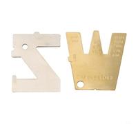 Set di due strumenti di regolazione della leva di misurazione per carburatori a membrana Zama modello 500131 W, progettati per una corretta configurazione della leva del carburatore