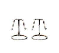 Set di due supporti per ricordi a forma di cuore (argento)