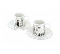 Set di due tazze da caffè e piattino Corto Maltese a Venezia (479821)