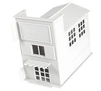 Set di edifici architettonici per la casa, 1:64, struttura espositiva della città con layout dello scaffale Appello, assemblaggio Hobby dettaglio pezzo Set di edifici cittadini Modello di scena