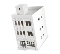 Set di edifici architettonici per la casa, 1:64, struttura espositiva della città con layout dello scaffale Appello, assemblaggio Hobby dettaglio pezzo Set di edifici cittadini Modello di scena