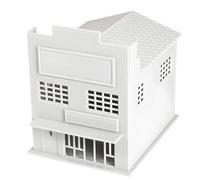 Set di edifici architettonici per la casa, 1:64, struttura espositiva della città con layout dello scaffale Appello, assemblaggio Hobby dettaglio pezzo Set di edifici cittadini Modello di scena