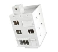 Set di edifici architettonici per la casa, 1:64, struttura espositiva della città con layout dello scaffale Appello, assemblaggio Hobby dettaglio pezzo Set di edifici cittadini Modello di scena