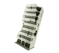 Set di edifici distrutti in miniatura distrutto struttura modello casa per modelli architettonici e scena di distruzione in scala di terreno di guerra