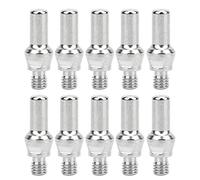 Set di elettrodi per torcia al plasma da 10 pezzi Componenti in rame rosso elettrolitico compatibili con torce al plasma PT 40 e PT 60 Sostituisce il codice articolo 52582 per