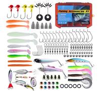 Set di esche da - Esca artificiale per con | Attrezzatura da completa | per acqua e salata, fiume, lago, stagno, famiglia e