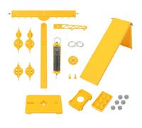Set di esperimenti di meccanica e attrito con puleggia e accessori Classroom Meccanica Principi didattici Puntelli per l'apprendimento della fisica dei bambini