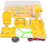 Set di esperimenti elettrici Scatola for esperimenti elettromagnetici | Kit modello di strumento for esperimenti fisici elettrici for studenti. Kit educativo