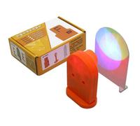 Set di esperimenti ottici di fisica per l'educazione fisica include scheda riflettente e tre dispositivi luminosi per dimostrazione dello spettro degli studenti