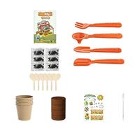 Set di esperimenti per la biologia delle piante, giocattolo educativo per scienze delle piante, set per terrario a serra, set per la crescita, set educativo per bambini, ragazze, natura