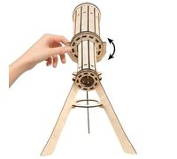 Set di esperimenti per telescopio in legno, set di fisica, giocattolo educativo, modellismo e prove scientifiche, promuovere giocosamente, materiali di alta qualità con approccio creativo per bambini