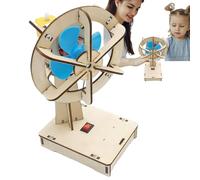 Set di esperimenti scientifici, giocattolo educativo, ventilatore elettrico per bambini, set di circuiti in legno per promuovere il pensiero logico per ragazze, scuola materna, scuola materna