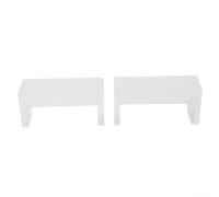 Set di espositori in acrilico trasparente, a 3 ripiani, rettangolari, per premi, trofei, figure, trucco, scaffale a forma di U, per vetrine, fiere, confezione da 6