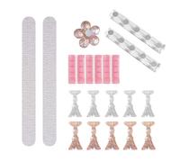 Set Di Espositori per Nail Art, Supporto Magnetico in Acrilico per La Pratica Della Nail Art, Vassoio per La Pratica Delle Paillettes Illusionistiche, Fissi per La Pratica Della Nail Art Pittorica