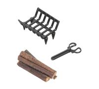 Set di espositori realistici in miniatura per case delle bambole in scala 1/12, include rack e pinze per modellismo artigianale decorazione in miniatura scena da giardino decorazione