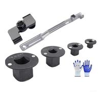 Set di estensioni multifunzione per barre interruttori da 30,5 cm e chiavi esagonali da 21 mm per aumentare la coppia e navigare in aree ristrette