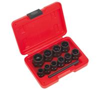 Sealey Bullone Estrattore Set 11pc 1cmSq Drive O Chiave AK8184