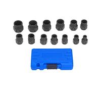 Set di estrattori di dadi da 13 pezzi, utensile per la rimozione di bulloni e dadi a impatto per viti danneggiate, set di boccole di estrazione con custodia di conservazione per el