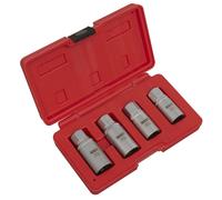 Sealey Perno Estrattore Set 4pc 1.3cmSq Guida Metrica AK723