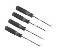 Set di estrattori in acciaio trattato termicamente con 4 angoli per ganci per olio, cacciavite per guarnizioni O Ring, strumento di rimozione