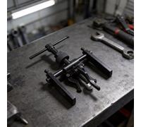 Set di estrattori per cuscinetti a 3 ganasce, in acciaio forgiato reversibile, per cuscinetti pilota interni/esterni, boccole volani, riparazione generatori di motociclette automobilistiche