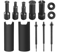 Set di estrattori per cuscinetti interni, 9 - 23 mm, 12 pezzi estrattori per moto, moto con 5 clip aperte, estrattore interno per cuscinetti a sfera