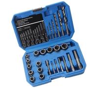 Set di estrattori per dadi industriali ad alta durezza 135 gradi Punto di divisione 26 pezzi in acciaio legato per rimozione viti arrugginite Set di utensili manuali