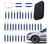 Set di estrattori per morsetti per auto, 36 pezzi, versione di precisione | Set di attrezzi per rimuovere ed estrarre perni per veicoli a motore per riparazione, manutenzione, casa e