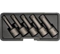 Set di estrattori per prigionieri YATO da 5 pezzi, 1/2" 0624