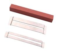 Set di estrattori per tasti e levigatura per tastiera per chitarra, cuscinetti protettivi e pietra abrasiva, accessori per la riparazione di strumenti musicali, strumento di rimozione dei tasti della