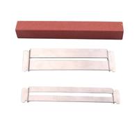 Set di estrattori per tasti e levigatura per tastiera per chitarra, cuscinetti protettivi e pietra per smerigliatura, accessori per la riparazione di strumenti musicali, cuscinetto per traforo per