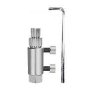 Set di estrattori per viti e bulloni rotti con impugnatura facile da 7,4 cm, kit di strumenti di rimozione multifunzione per viti bloccate, facile da usare, riparazione garage domestica (argento)